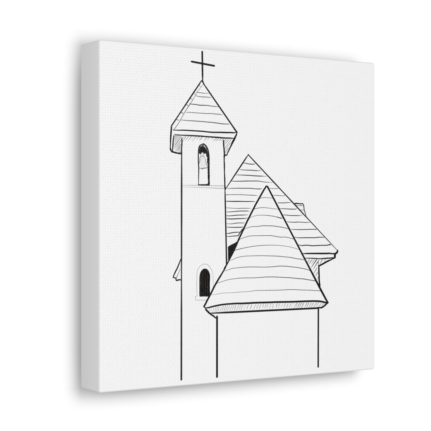 Theth Church Canvas Gallery Wrap