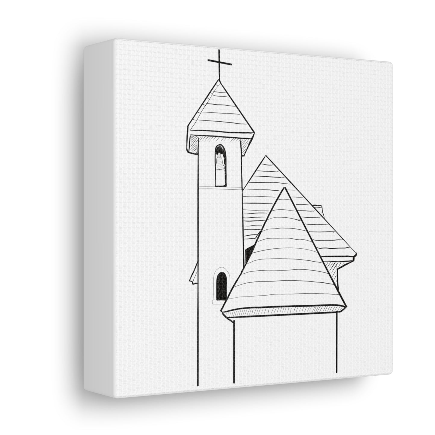 Theth Church Canvas Gallery Wrap