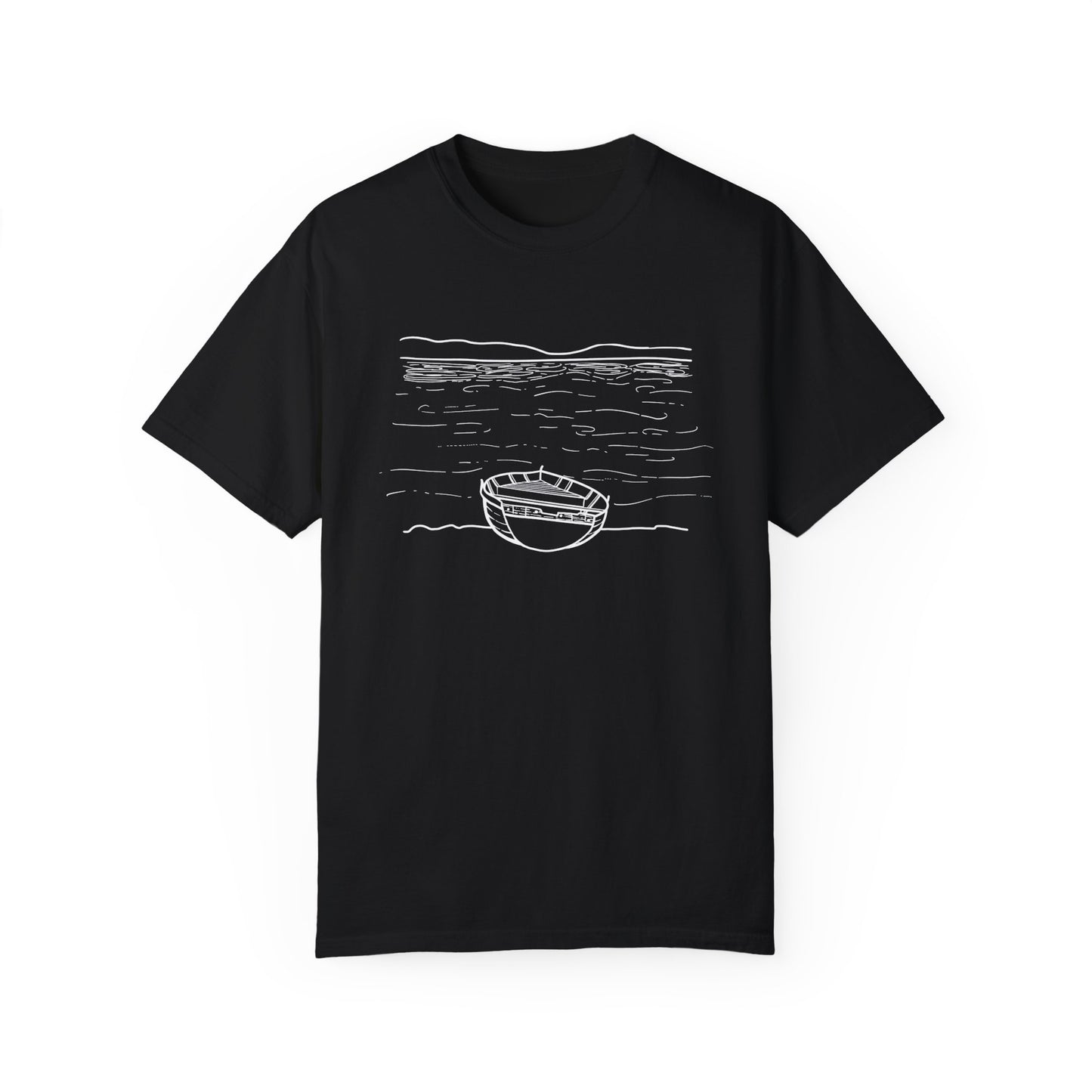 Pogradec Boat on the Lake T-shirt